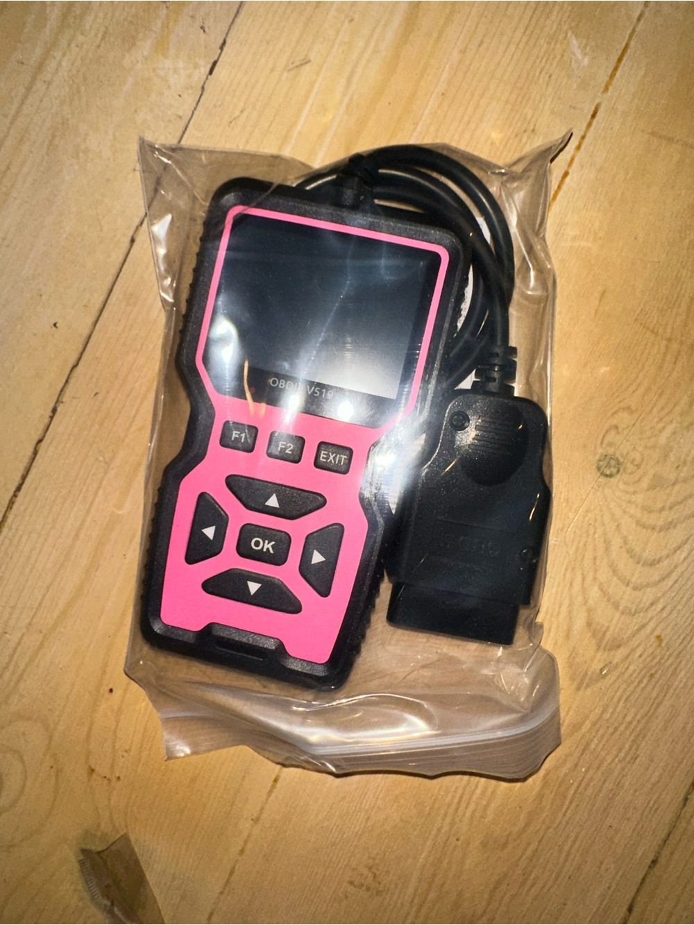 OBDII Car Diagnostic Scanner - Pink